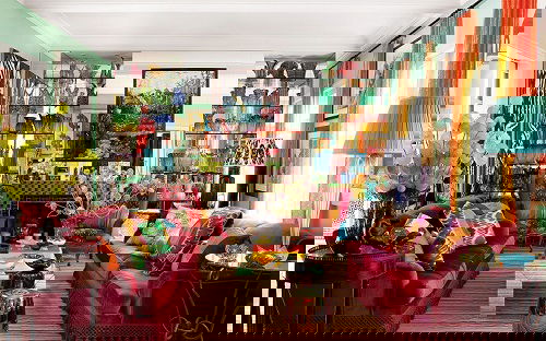 Colorful Indoor Space Ideas with Plants 11