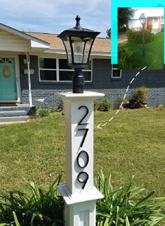 DIY Lamp Post Ideas 12
