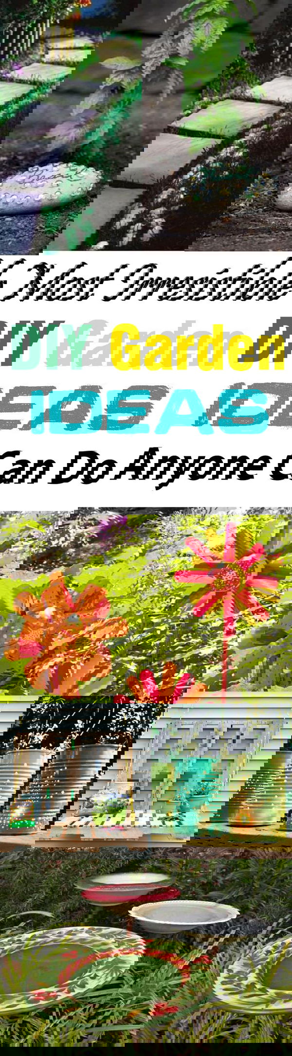 Get inspired by our easy DIY garden ideas and try them in your garden or backyard to make it look better than ever before!