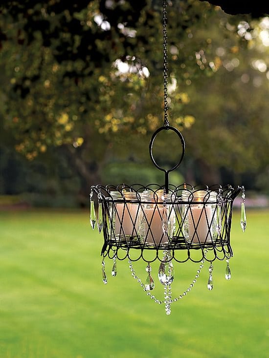 DIY Outdoor Chandelier