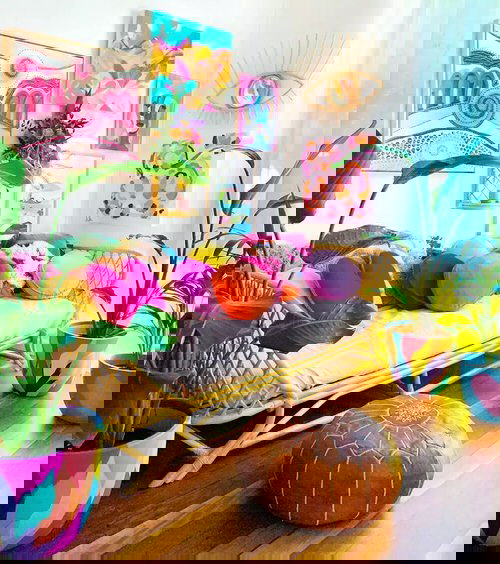 Colorful Indoor Space Ideas with Plants 7