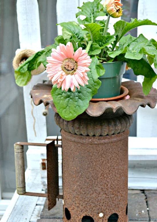 Easy Rusty Planter