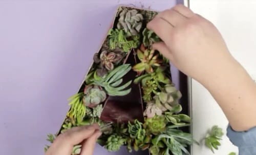 DIY Letter Planter Ideas 18