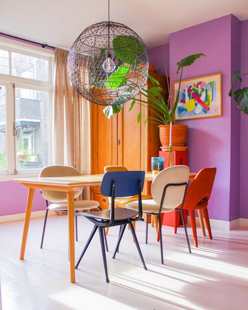 Colorful Indoor Space Ideas with Plants 5