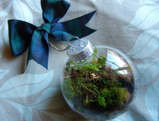 DIY Terrarium Christmas Tree Ornament
