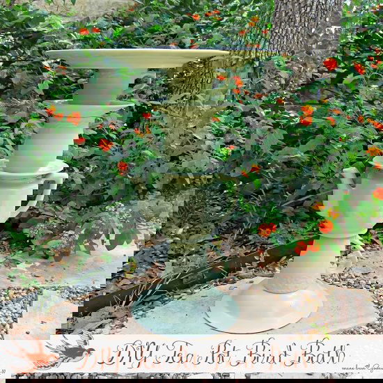 DIY Tea Pot Bird Bath