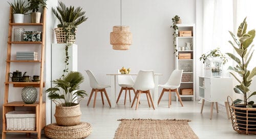 Indoor Plants Dining Room DÃ©cor Ideas 22