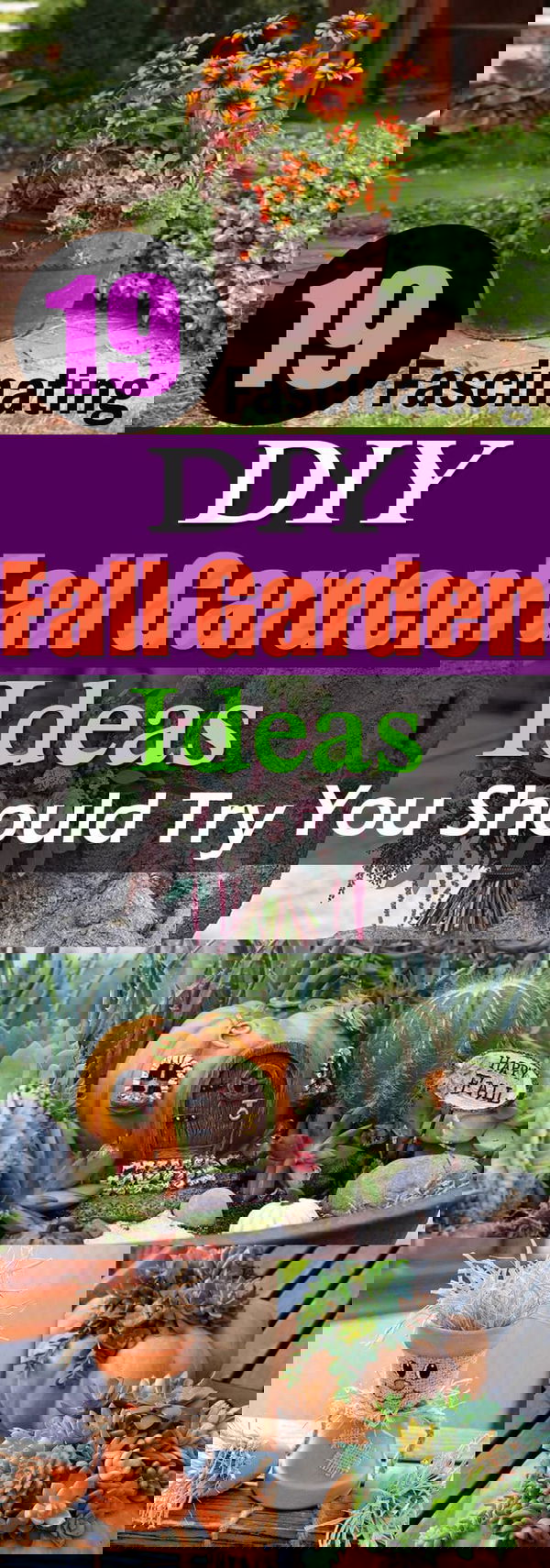 Fall brings up the lack of interest in the gardening, which amplifies in the winter, but you can avoid this by following the DIY Fall Garden Ideas and Projects here!