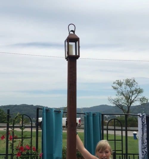 DIY Lamp Post Ideas 9