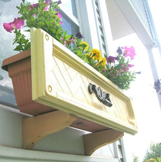 Drawer Style Window Box