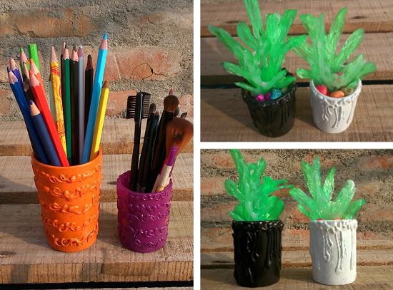 DIY Mini Plant Made from a Soda Bottle