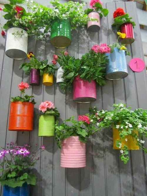 Rainbow Vertical Garden Ideas