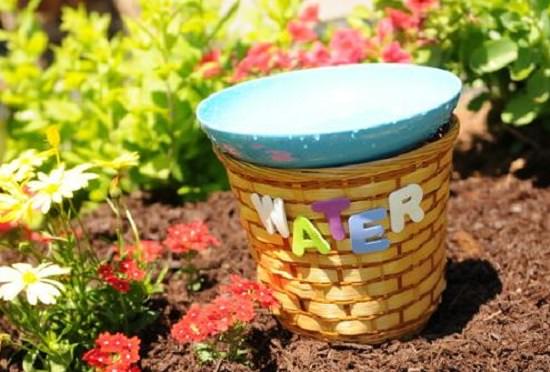 Diy bird bath ideas