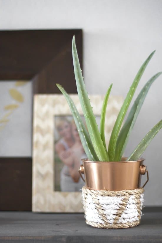 diy copper planter